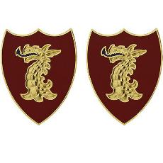 114th Field Artillery Regiment Unit Crest (No Motto)